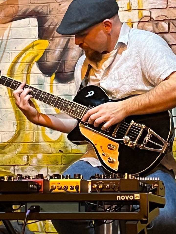 Jeff playing guitar